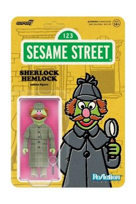 ReAction Action Figure Sherlock Hemlock, Sesame Street Wave 03