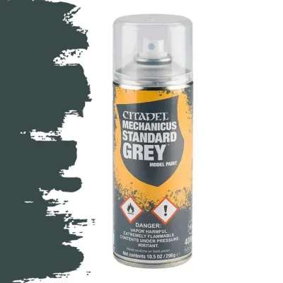 Citadel Paint, Spray Primer: Mechanicus Standard Grey