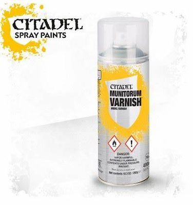 Citadel Paint, Varnish Spray: Munitorum Varnish