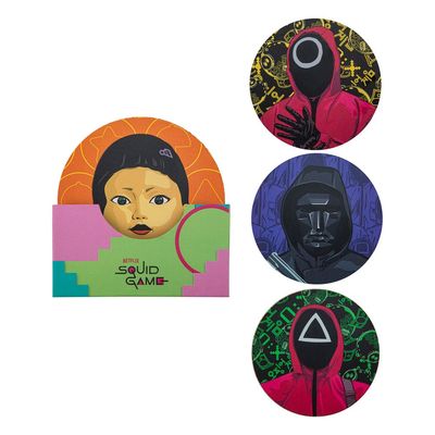Onderzetters Squid Game: Set of 4 Coasters