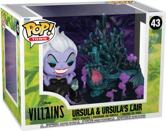 Funko Pop! Town #43 Ursula &amp; Ursula&#39;s Lair