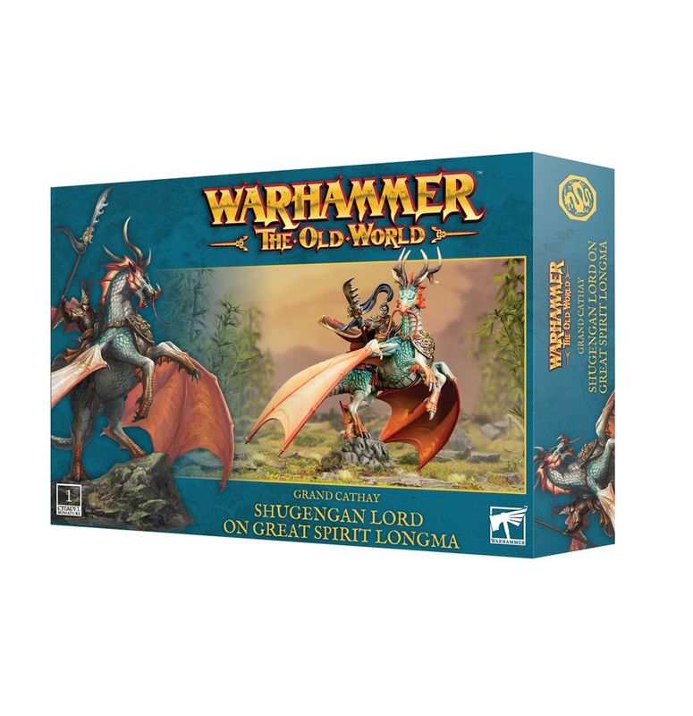 Warhammer The Old World, Grand Cathay: Shugengan Lord on Great Spirit Longma