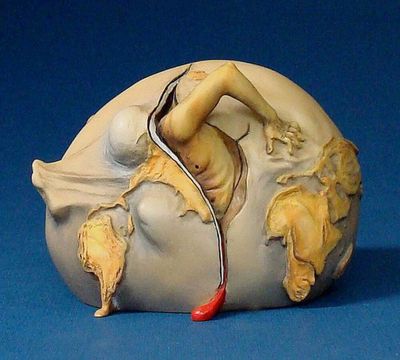Beeldje, De Geboorte, Salvador Dalí