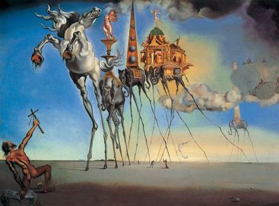 Beeld, De Verzoeking van de Heilige Antonius, Salvador Dalí