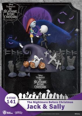 PVC Diorama, Jack &amp; Sally, The Nightmare Before Christmas