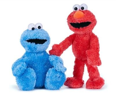 Knuffel, Elmo of Koekiemonster, Sesamstraat