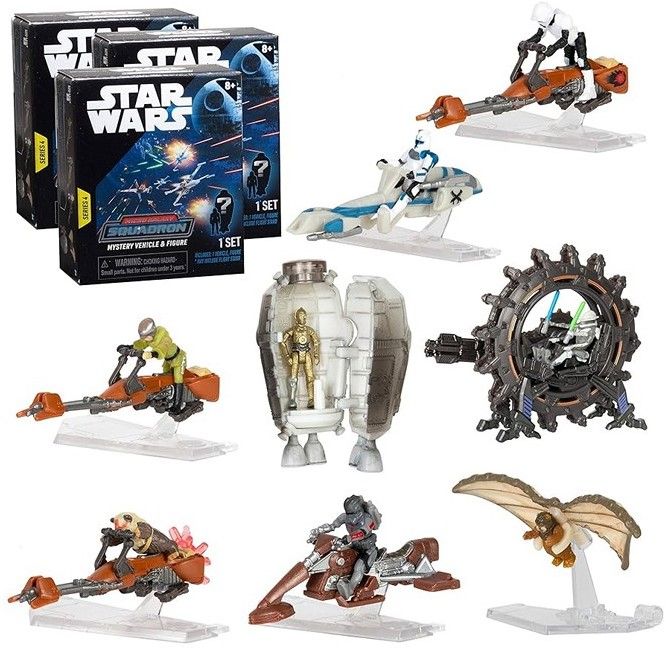 Micro Galaxy Mystery Vehicle &amp; Figure, Star Wars