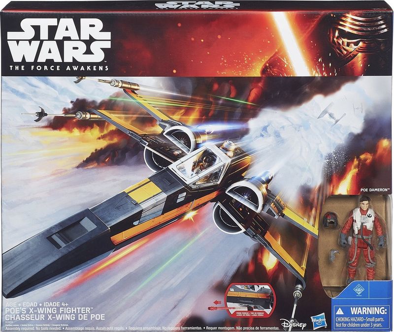 Speelset, Poe Dameron &amp; X-Wing Fighter, Star Wars The Force Awakens