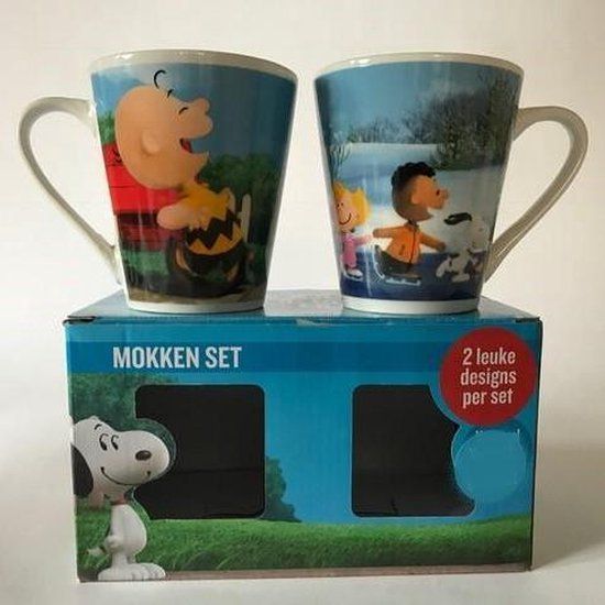 Set van 2 mokken, Snoopy &amp; Charlie Brown Film