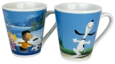 Set van 2 mokken, Snoopy &amp; Charlie Brown Film