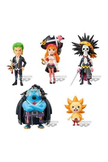 5x  PVC Mini Figure, One Piece: Red