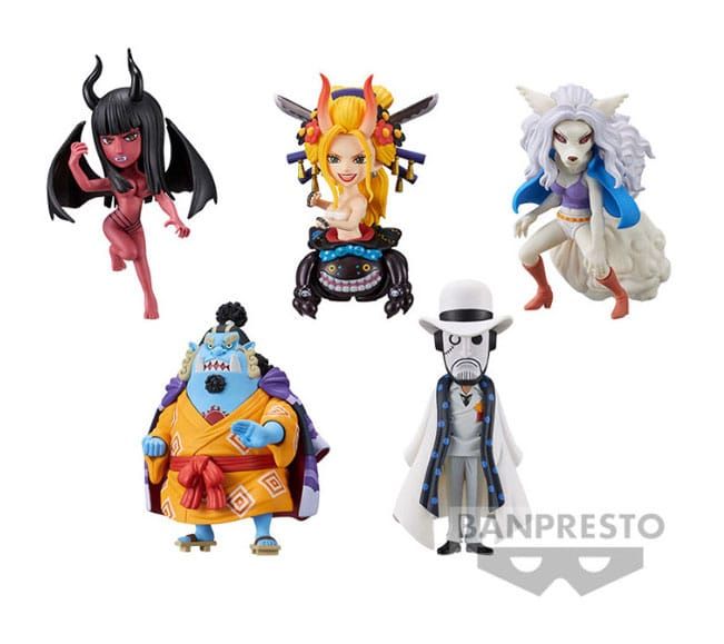 5x PVC Mini Figure, One Piece Wanokuni Onigashima 6