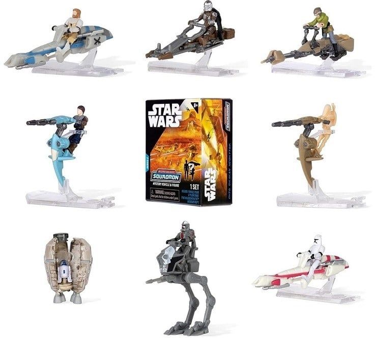 Micro Galaxy Mystery Vehicle &amp; Figure, Star Wars