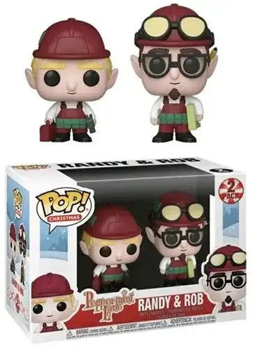Funko Pop! Christmas 2 Pack Randy &amp; Rob, Peppermint Lane