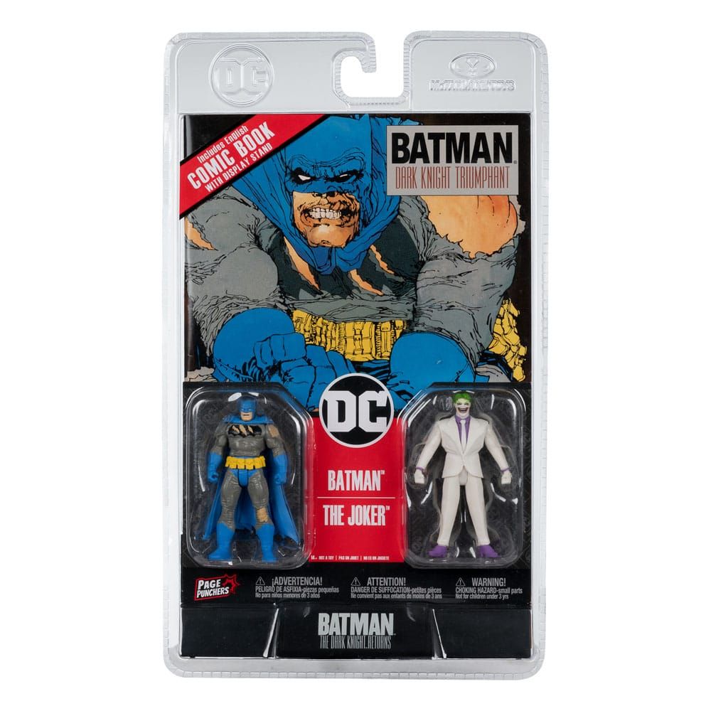 Mini Figures with Comic Book, Batman &amp; The Joker