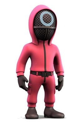 Minix PVC Beeldje, TV Series 112 Masked Worker, Squid Game