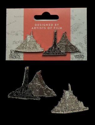 Pins, Minas Tirith &amp; Mt. Doom, The Lord of the Rings