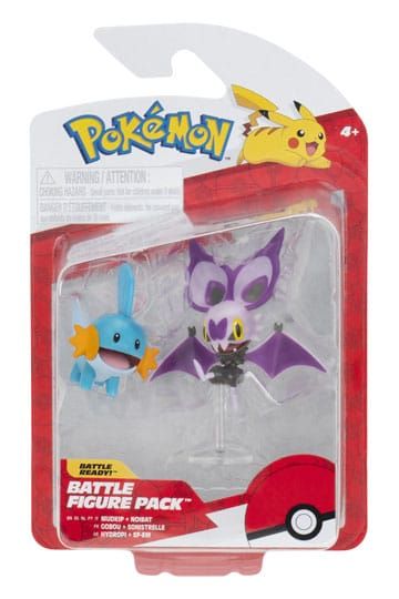 Battle Figure Pack, Mudkip + Noibat, Pokémon