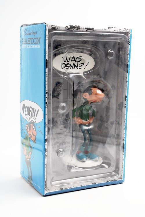 Beeld, Guust Flater /Gaston met tekstballon &quot;Was denn&quot;