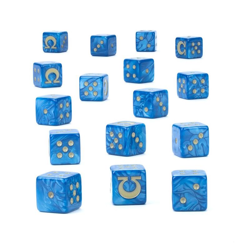 Warhammer 40k Ultramarines Dice
