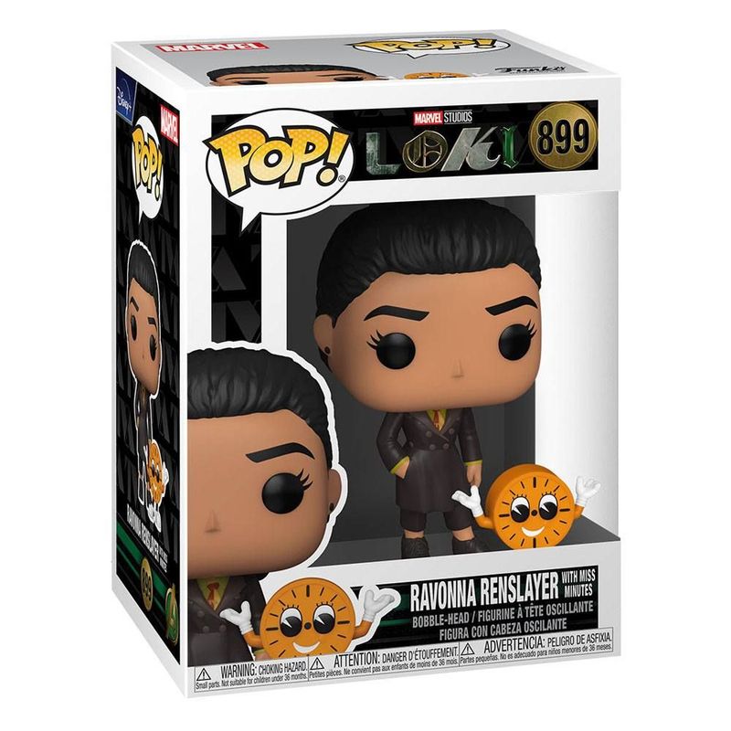 Funko Pop! #899 Ravonna Renslayer with Miss Minutes, Loki