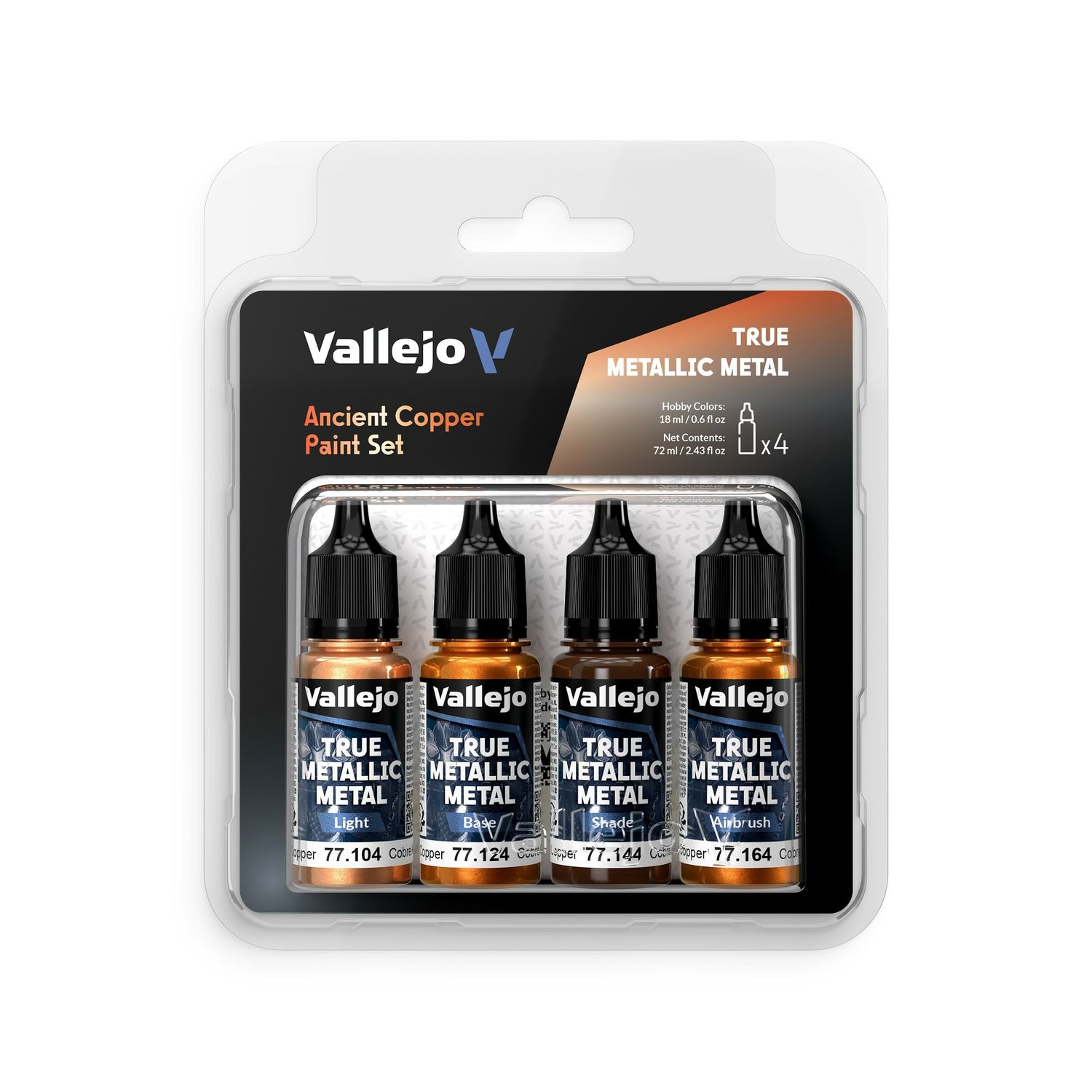 Vallejo True Metallic Metal: Ancient Copper Paint Set