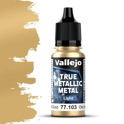 Vallejo True Metallic Metal: Imperial Gold Paint Set