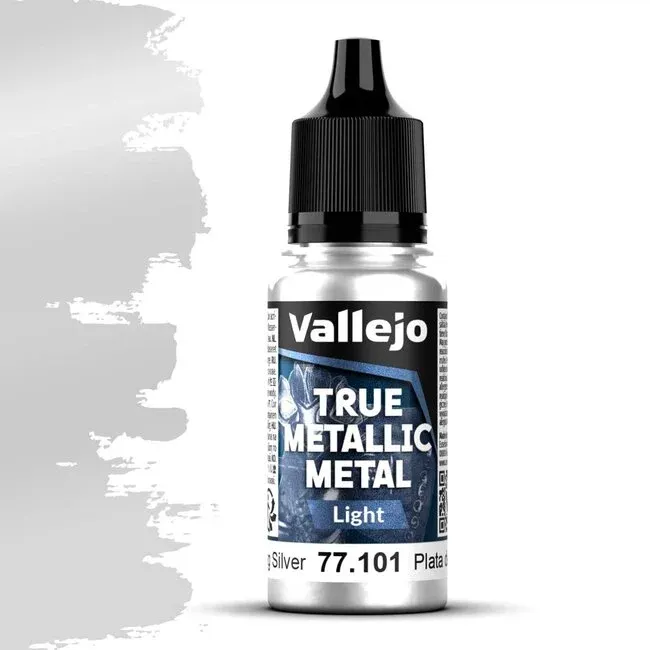 Vallejo True Metallic Metal, Light: Sterling Silver