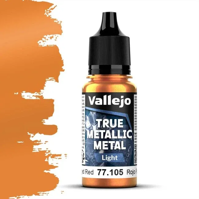 Vallejo True Metallic Metal, Light: Forged Red