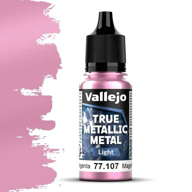 Vallejo True Metallic Metal, Light: Crimson Magenta