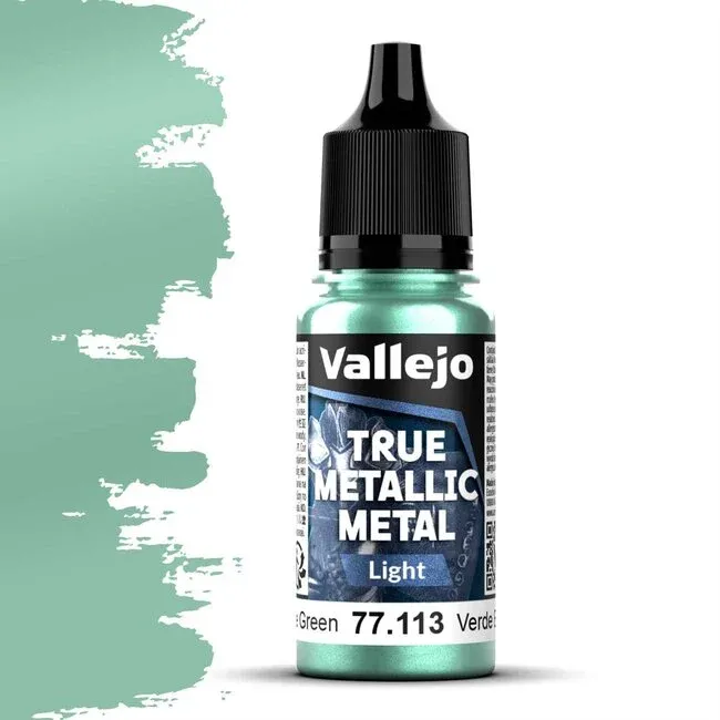 Vallejo True Metallic Metal, Light: Beetle Green
