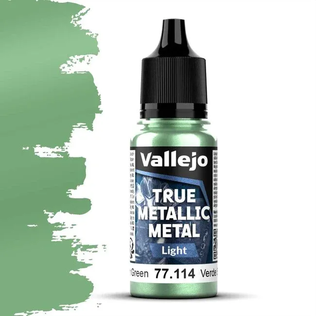 Vallejo True Metallic Metal, Light: Dusken Green