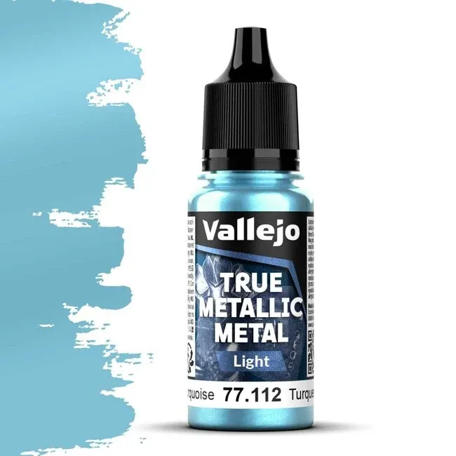 Vallejo True Metallic Metal, Light: Hydra Torquoise
