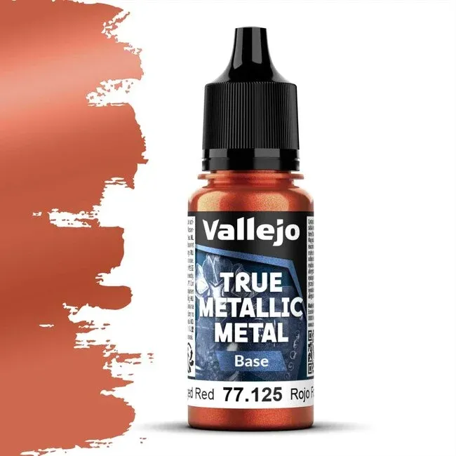Vallejo True Metallic Metal, Base: Forged Red