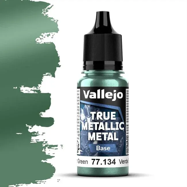 Vallejo True Metallic Metal, Base: Dusken Green