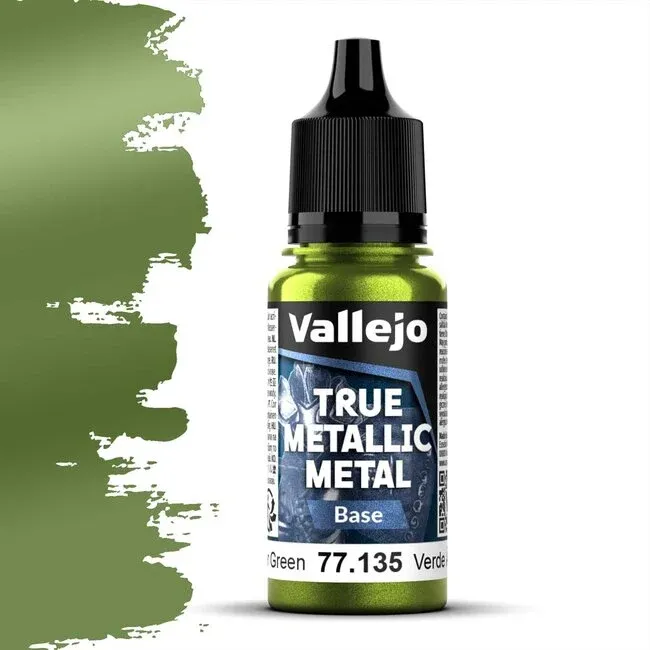 Vallejo True Metallic Metal, Base: Amber Green