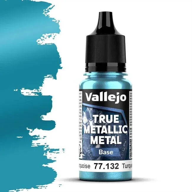 Vallejo True Metallic Metal, Base: Hydra Turquoise