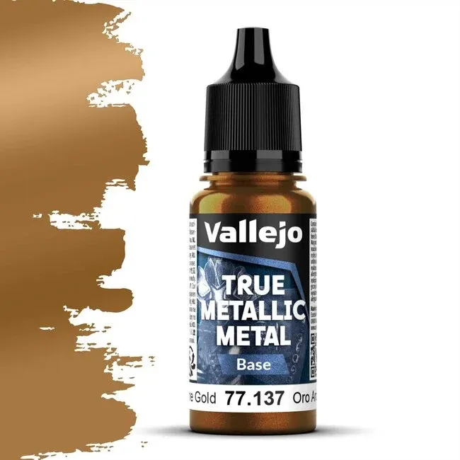Vallejo True Metallic Metal, Base: Arcane Gold
