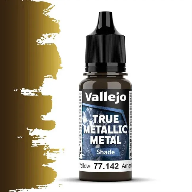 Vallejo True Metallic Metal, Shade: Radiant Yellow