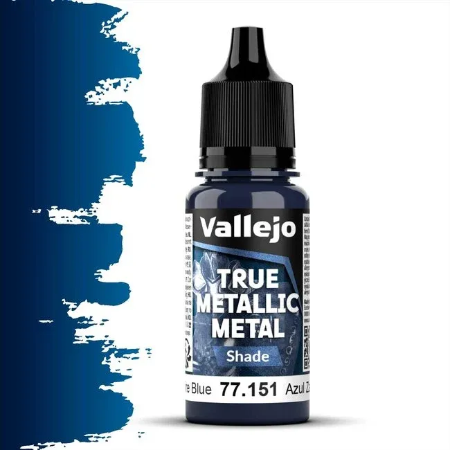 Vallejo True Metallic Metal, Shade: Sapphire Blue