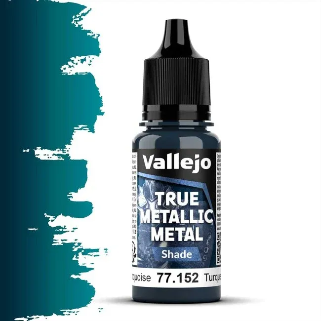Vallejo True Metallic Metal, Shade: Hydra Turquoise