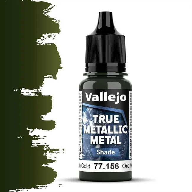 Vallejo True Metallic Metal, Shade: Greenish Gold