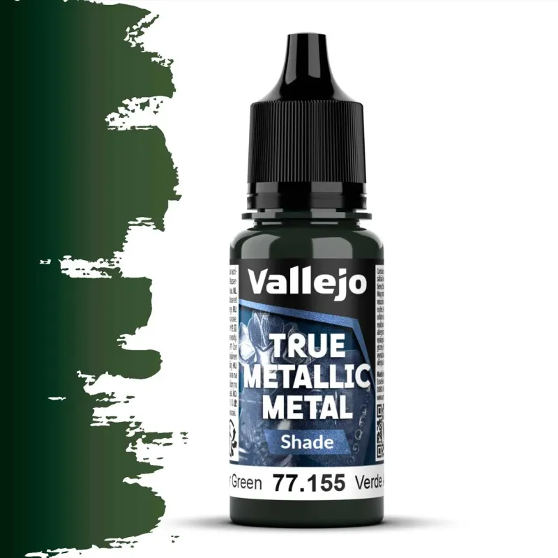 Vallejo True Metallic Metal, Shade: Amber Green