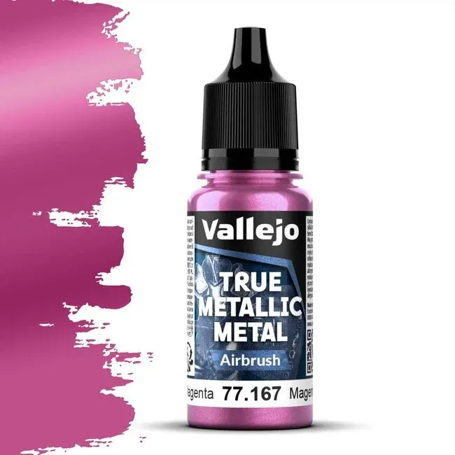 Vallejo True Metallic Metal, Airbrush: Crimson Magenta