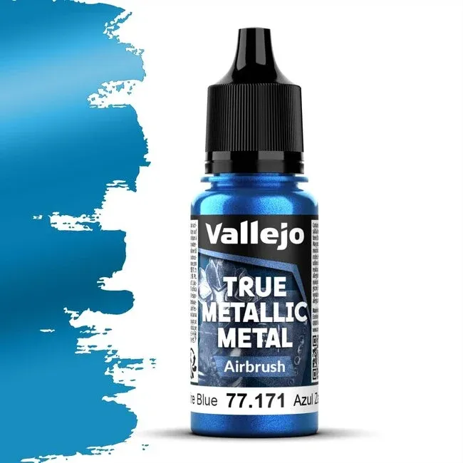 Vallejo True Metallic Metal, Airbrush: Saphire Blue