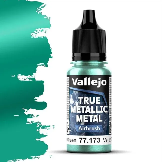 Vallejo True Metallic Metal, Airbrush: Beetle Green