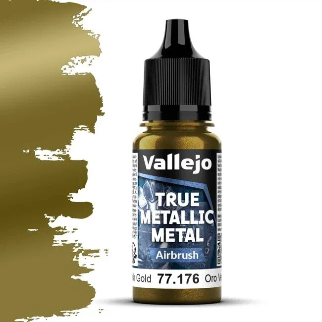 Vallejo True Metallic Metal, Airbrush Greenish Gold