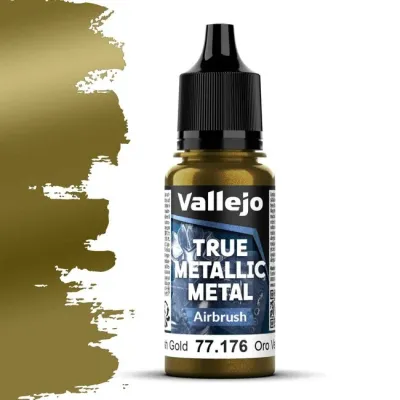 Vallejo True Metallic Metal, Airbrush Greenish Gold