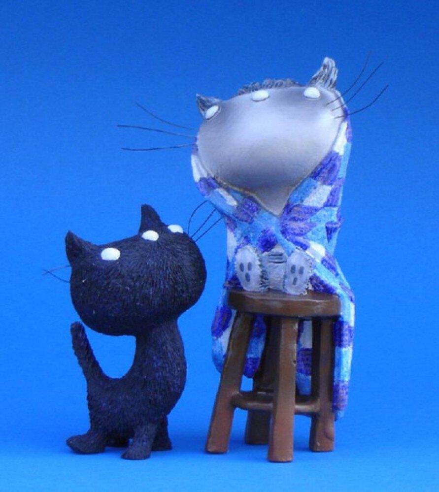 2 Beeldjes, Pim en Pom,  Fiep Westendorp