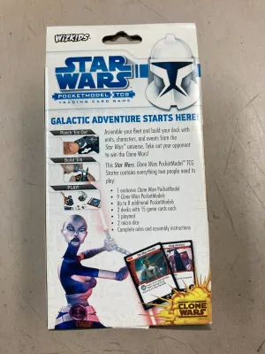 Clone Wars Starter Set, Obi-Wan's Attack Battalion, Star Wars Pocket Model TCG